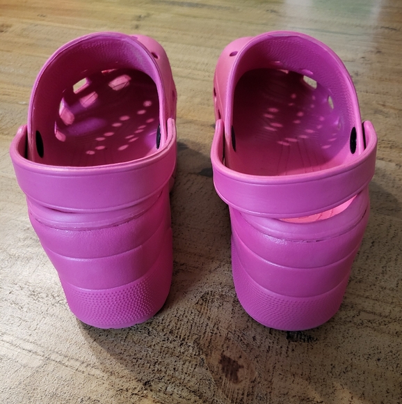 Pink Platform Clogs - Picture 6 of 8